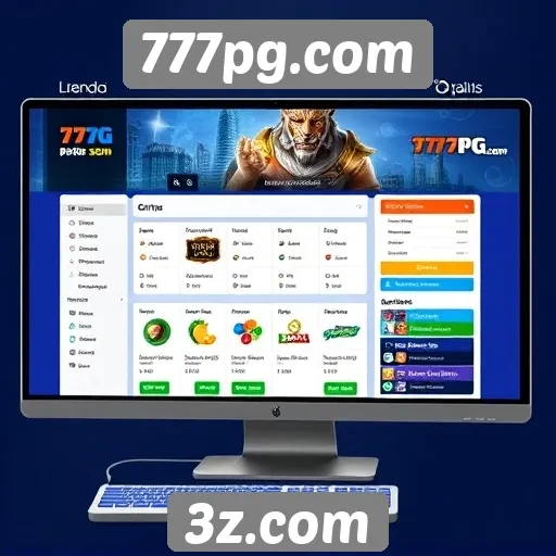 Análise da interface do usuário do site 777pg